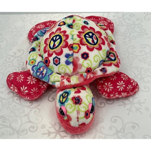 Colorful Douglas Cuddle Toy Peace Turtle Plush Kids #4223 - Picture 1 of 4